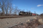 NS 4575 leads train 13V West